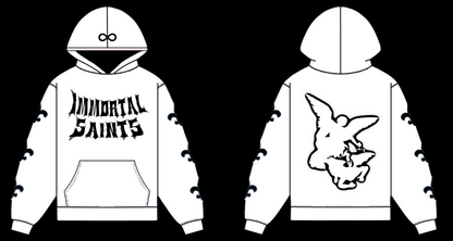 White Immortal Saints Hoodie