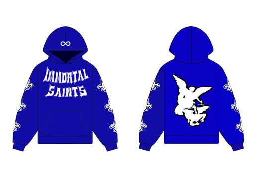 Dark Blue Immortal Saints Hoodie