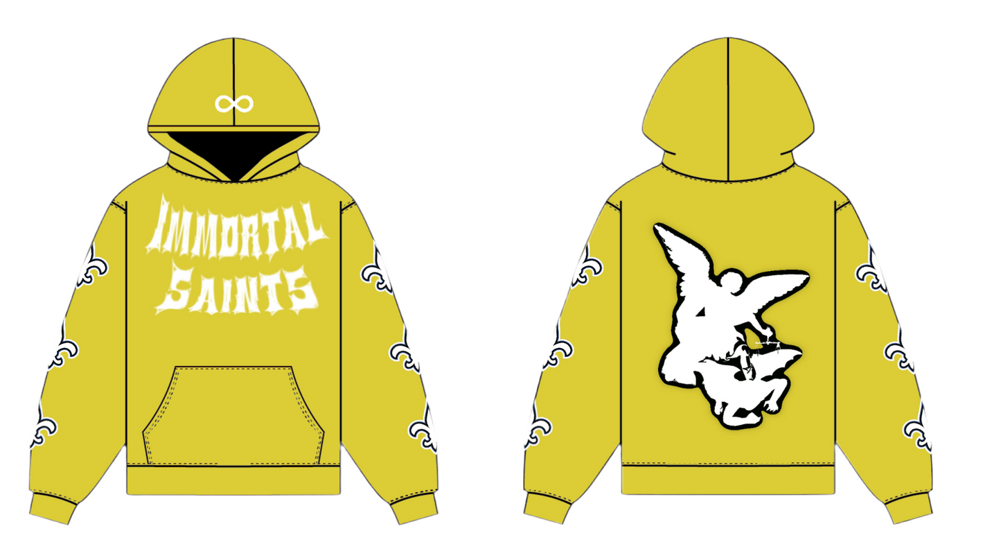 Yellow Immortal Saints Hoodie