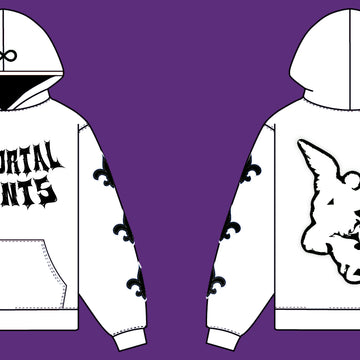 White Immortal Saints Hoodie