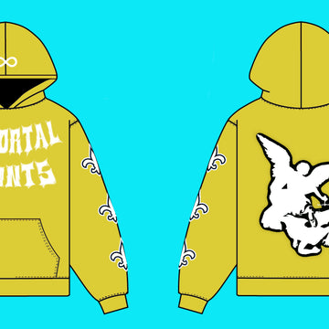 Yellow Immortal Saints Hoodie